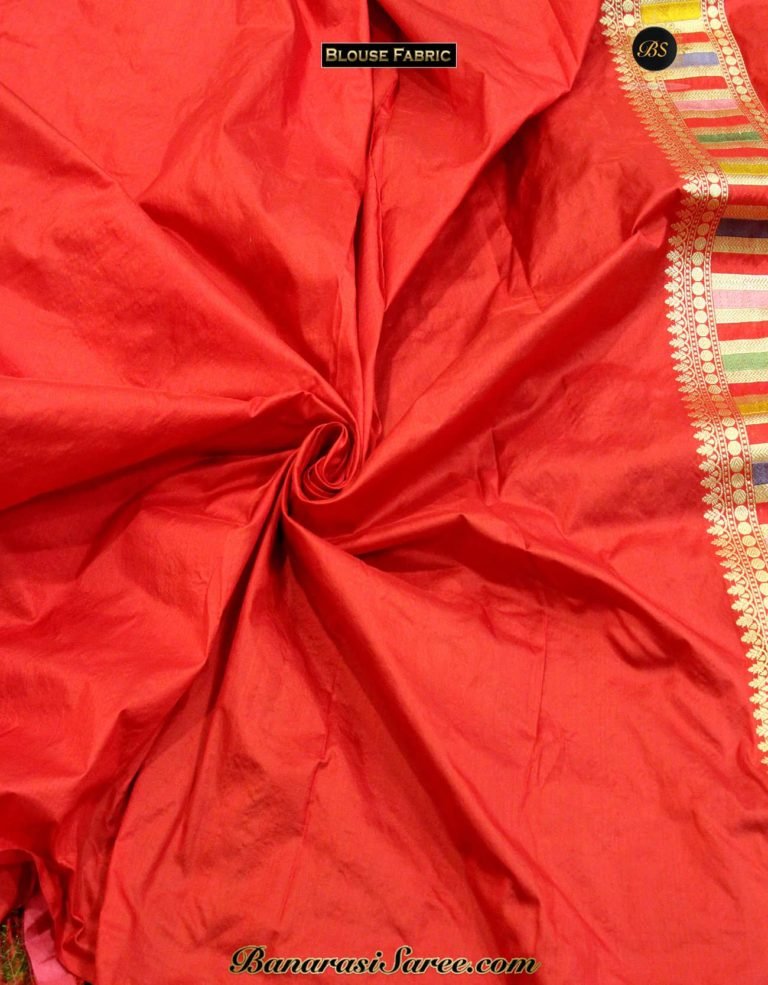 Pure Banarasi Handloom Rangkat Katan Silk Saree - Image 3